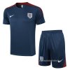 Chandal del Inglaterra Manga Corta 2024-2025 Azul - Pantalon Corto Chandal del Inglaterra Manga Corta 2024-2025 Azul - Pantalon Corto