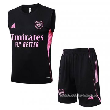 Chandal del Inter Miami Sin Mangas 2025-2026 Negro Rosa