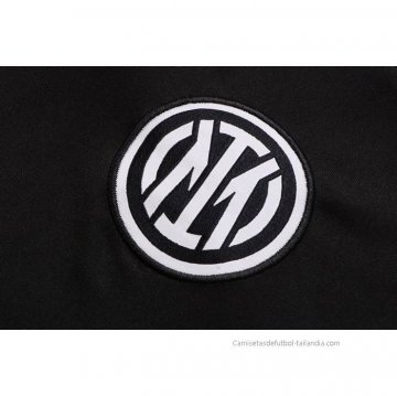 Chandal del Inter Milan Manga Corta 2022-2023 Negro - Pantalon Corto