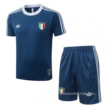 Chandal del Italia Manga Corta 2026-2027 Azul - Pantalon Corto Chandal del Italia Manga Corta 2026-2027 Azul - Pantalon Corto