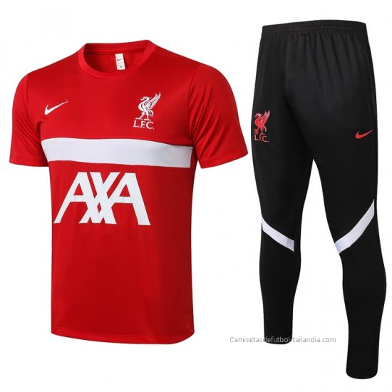 Chandal del Liverpool Manga Corta 2021-2022 Rojo - Haga un click en la imagen para cerrar