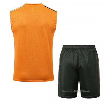 Chandal del Manchester United Sin Mangas 2021-2022 Naranja