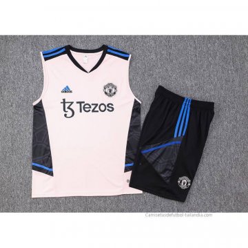 Chandal del Manchester United Sin Mangas 2023-2024 Rosa