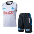 Chandal del Napoli Sin Mangas 2025-2026 Blanco