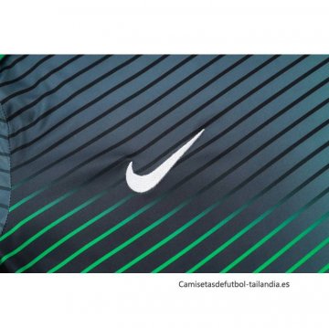 Chandal del Nigeria Manga Corta 2024-2025 Gris Verde - Pantalon Corto