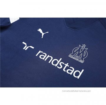 Chandal del Olympique Marsella Manga Corta 2022-2023 Azul - Pantalon Corto