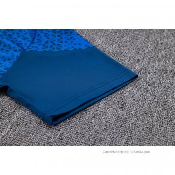 Chandal del Olympique Marsella Manga Corta 2023-2024 Azul - Pantalon Corto