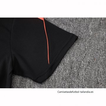 Chandal del Paises Bajos Manga Corta 2026-2027 Negro - Pantalon Corto