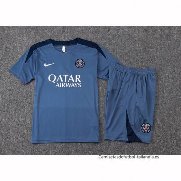 Chandal del Paris Saint-Germain Jordan Manga Corta 2025-2026 Gris - Pantalon Corto