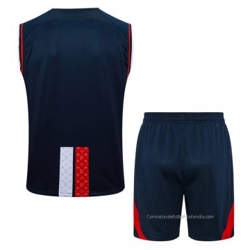 Chandal del Paris Saint-Germain Jordan Sin Mangas 2023-2024 Azul