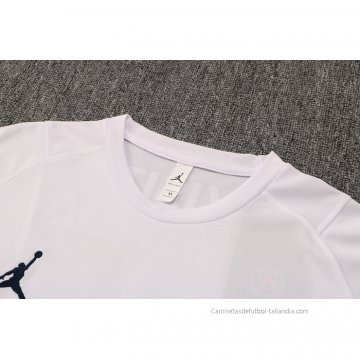 Chandal del Paris Saint-Germain Manga Corta 2021-2022 Blanco