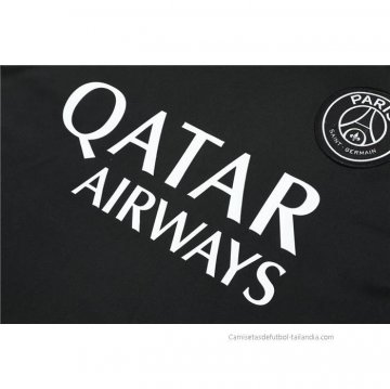 Chandal del Paris Saint-Germain Manga Corta 2022-2023 Negro - Pantalon Corto