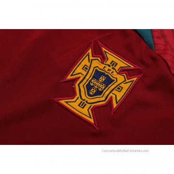 Chandal del Portugal Manga Corta 2022-2023 Rojo - Pantalon Corto