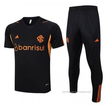 Chandal del SC Internacional Manga Corta 2023-2024 Negro Chandal del SC Internacional Manga Corta 2023-2024 Negro