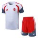 Chandal del SC Internacional Manga Corta 2026-2027 Blanco - Pantalon Corto