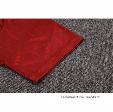 Chandal del Sao Paulo Manga Corta 2025-2026 Rojo - Pantalon Corto