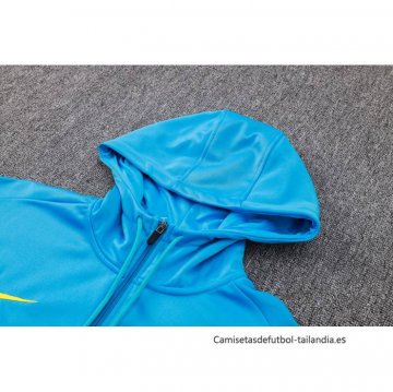 Chaqueta con Capucha del Brasil 2024-2025 Azul