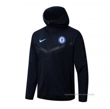 Chaqueta con Capucha del Chelsea 2022-2023 Azul Chaqueta con Capucha del Chelsea 2022-2023 Azul