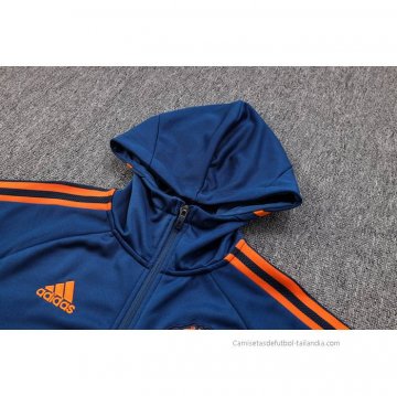 Chaqueta con Capucha del Manchester United 2023-2024 Azul