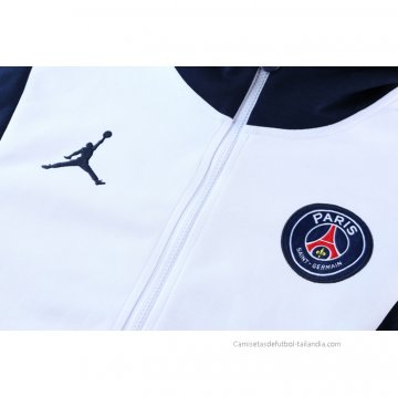 Chaqueta con Capucha del Paris Saint-Germain 2021-2022 Blanco