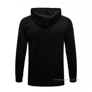 Chaqueta con Capucha del Real Madrid 2021-2022 Negro y Azul