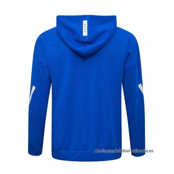 Chaqueta con Capucha del Real Madrid 2025-2026 Azul