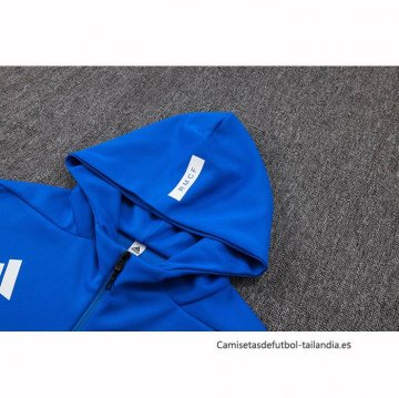 Chaqueta con Capucha del Real Madrid 2025-2026 Azul