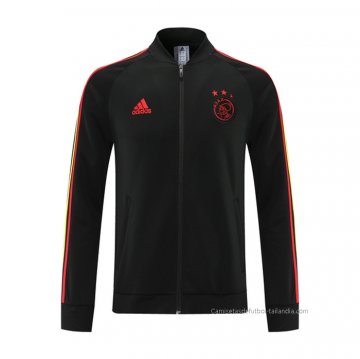 Chaqueta del Ajax 2021-2022 Negro Chaqueta del Ajax 2021-2022 Negro