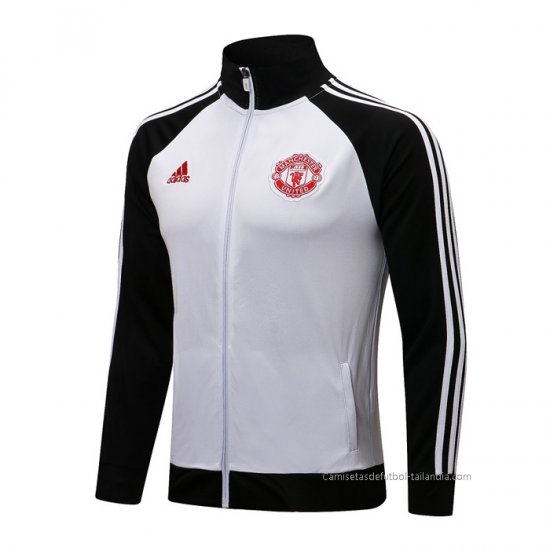 Chaqueta del Manchester United 2021-2022 Blanco - Haga un click en la imagen para cerrar