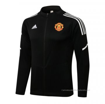 Chaqueta del Manchester United 2021-2022 Negro y Blanco Chaqueta del Manchester United 2021-2022 Negro y Blanco