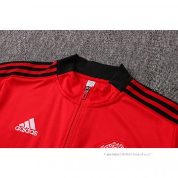 Chaqueta del Manchester United 2021-2022 Rojo y Negro