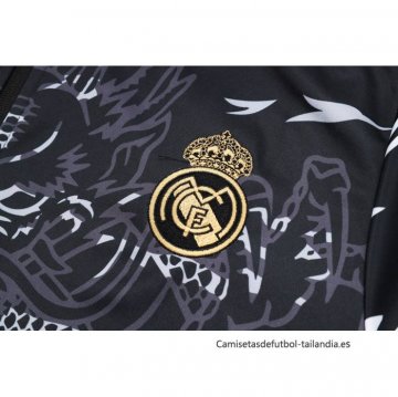 Chaqueta del Real Madrid Dragon 2024-2025 Negro