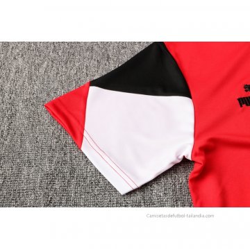 Conjunto Polo del AC Milan 2021-2022 Rojo