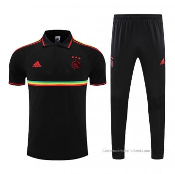 Conjunto Polo del Ajax 2022-2023 Negro Conjunto Polo del Ajax 2022-2023 Negro