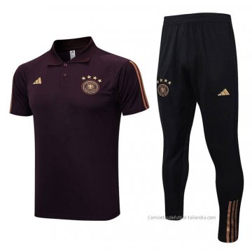 Conjunto Polo del Alemania 2022-2023 Marron Conjunto Polo del Alemania 2022-2023 Marron