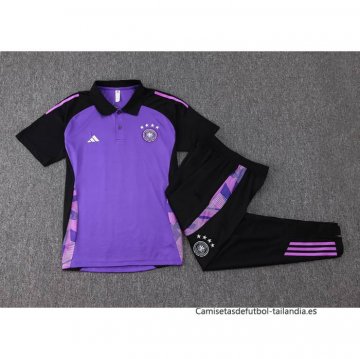 Conjunto Polo del Alemania 2024-2025 Purpura