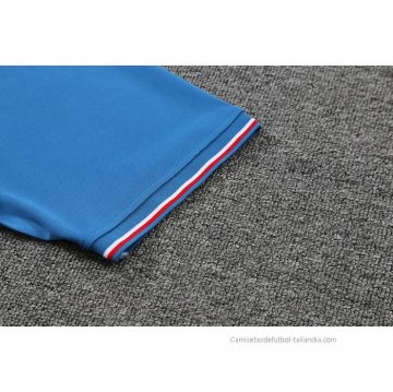 Conjunto Polo del Atletico Madrid 2022-2023 Azul