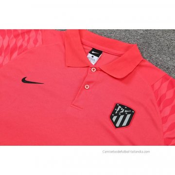 Conjunto Polo del Atletico Madrid 2022-2023 Rosa