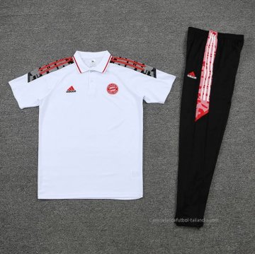 Conjunto Polo del Bayern Munich 2022-2023 Blanco