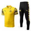 Conjunto Polo del Borussia Dortmund 2022-2023 Amarillo