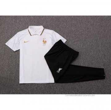 Conjunto Polo del Francia 2022-2023 Blanco