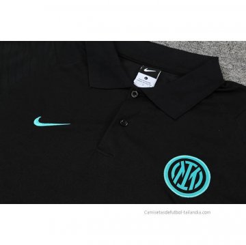 Conjunto Polo del Inter Milan 2022-2023 Negro