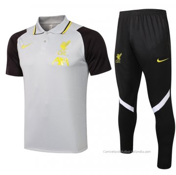Conjunto Polo del Liverpool 2021-2022 Gris Conjunto Polo del Liverpool 2021-2022 Gris