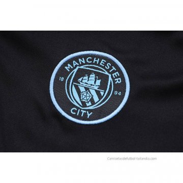 Conjunto Polo del Manchester City 2023-2024 Negro