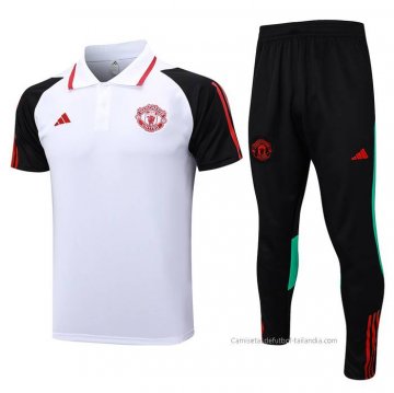 Conjunto Polo del Manchester United 2023-2024 Blanco Conjunto Polo del Manchester United 2023-2024 Blanco