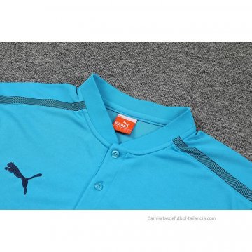 Conjunto Polo del Olympique Marsella 2022-2023 Azul