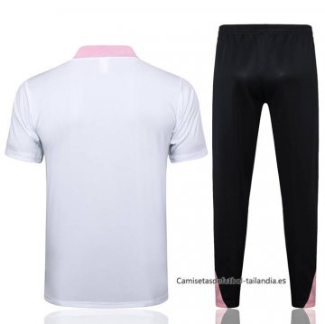 Conjunto Polo del Paris Saint-Germain Jordan 2024-2025 Blanco