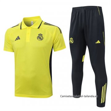 Conjunto Polo del Real Madrid 2025-2026 Amarillo Conjunto Polo del Real Madrid 2025-2026 Amarillo