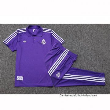 Conjunto Polo del Real Madrid 2025-2026 Purpura