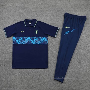 Conjunto Polo del Tottenham Hotspur 2022-2023 Azul Oscuro